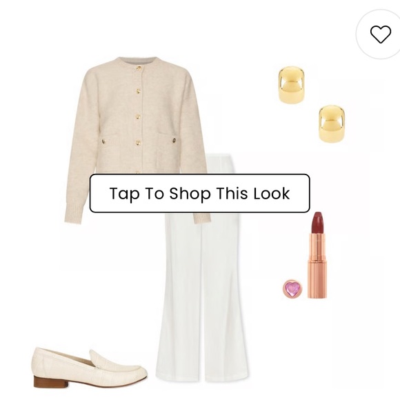 NWT Anine Bing Bobbie Cardigan in Light Oat Size Small Neutral Alpaca Sweater - Picture 9 of 10